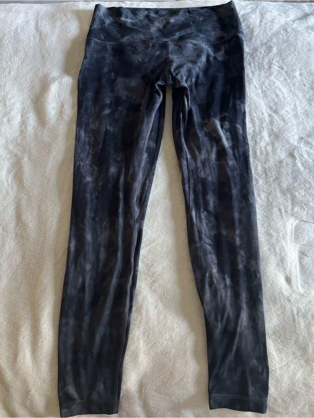 lululemon athletica Black Tie-Dye Leggings
